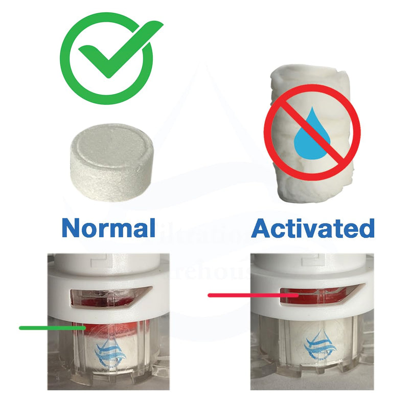 Leak Stop Valve, Individually Packed, Water Guard+ Water Leak Protection Valve, For Reverse Osmosis, Under Sink, or 1/4" Plumbed System, Mechanical Auto Shut Off Device in The Event of A Leak (4 Pack) 4 Pack