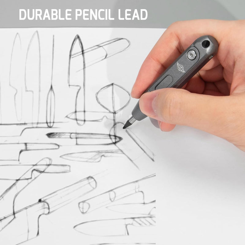OKNIFE Otacle D1 Titanium Small EDC Multi Bit Pocket Screwdriver, 9 in 1 Mini Precision Screwdriver Set, S2 Steel Magnetic Bits for Work or Daily Use Titanium-silver