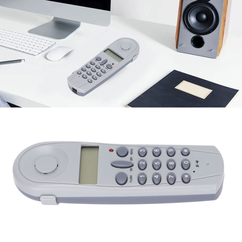 Telephone Butt Test Tester, S4 Phone Line Tester Kit, Support Replay, Real Time Date and Time Display, for Call, Caller ID, Phone Line Detection