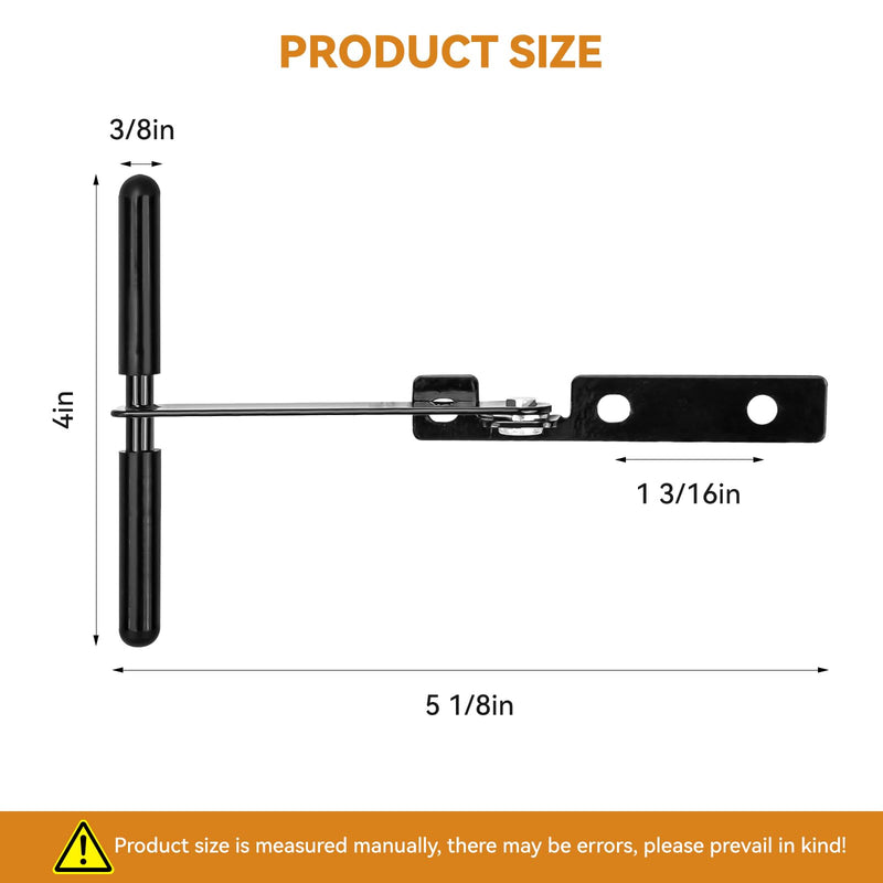 RV Refrigerator Door Latch Travel Fridge Lock 1-3/16" Hole Spacing for Camper Fridge & Freezer, Keeps RV Fridge Door Closed While Traveling, RV Metal Latches Kit Replacement Door Hardware Locks Part