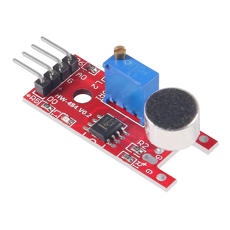 8pcs Microphone Sound Sensor KY-037 High Sensitivity Sound Voice Detection Module with Digital and Analog Output Sensors DIY Kit
