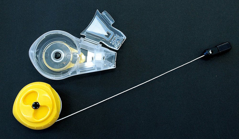 Shinwa Sokutei 77493 Neo Handy Chalk Line, Automatic, Thick Yarn, Yellow Automatic movement