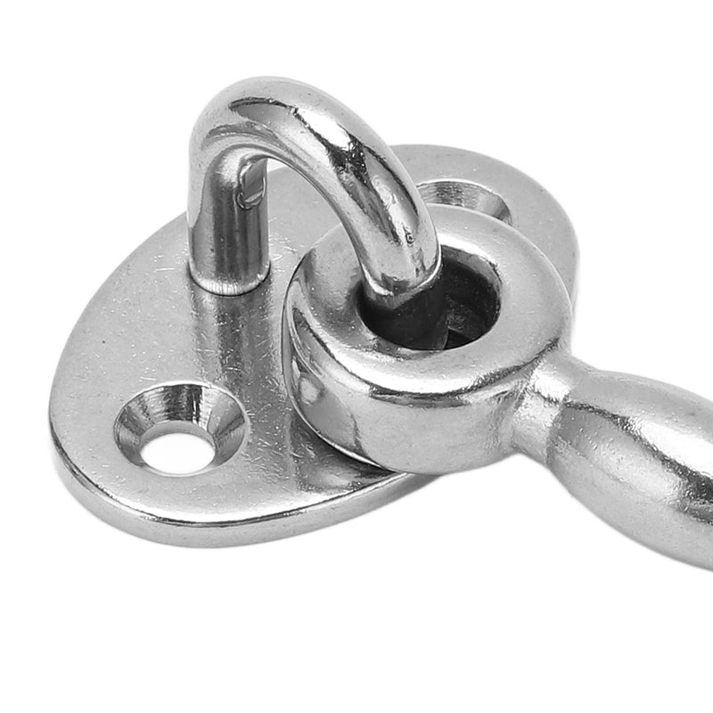 77.5mm/3.05 in Stainless Steel Boat Door Latch Hook with Eye Latch Heavy Duty Hook Eye Latch Solid Thickened Design for Boat Ship Yacht,for Door Window Cabinet