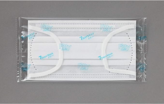 Fitty 7 Days Mask, EX Plus, Pack of 30, Regular Size, White - NewNest Australia