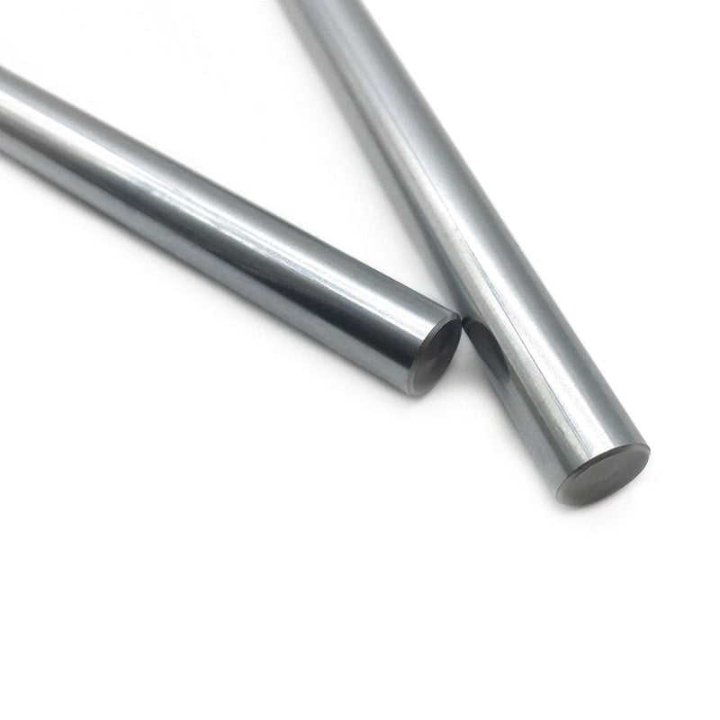 Linear Motion Rods 2PCS 8mmx 400mm (0.315 x 15.748 inches) Case Hardened Chrome Plated Linear Motion Rod Shaft Guide for 3D Printer, DIY, CNC - Metric h8 Tolerance 400mm length Diameter 8mm