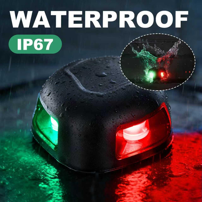 Bow Lights for Boats,Boat Navigation Lights LED 12V Waterproof Red and Green boat running lights for Fishing Boat,Skiff,Yacht