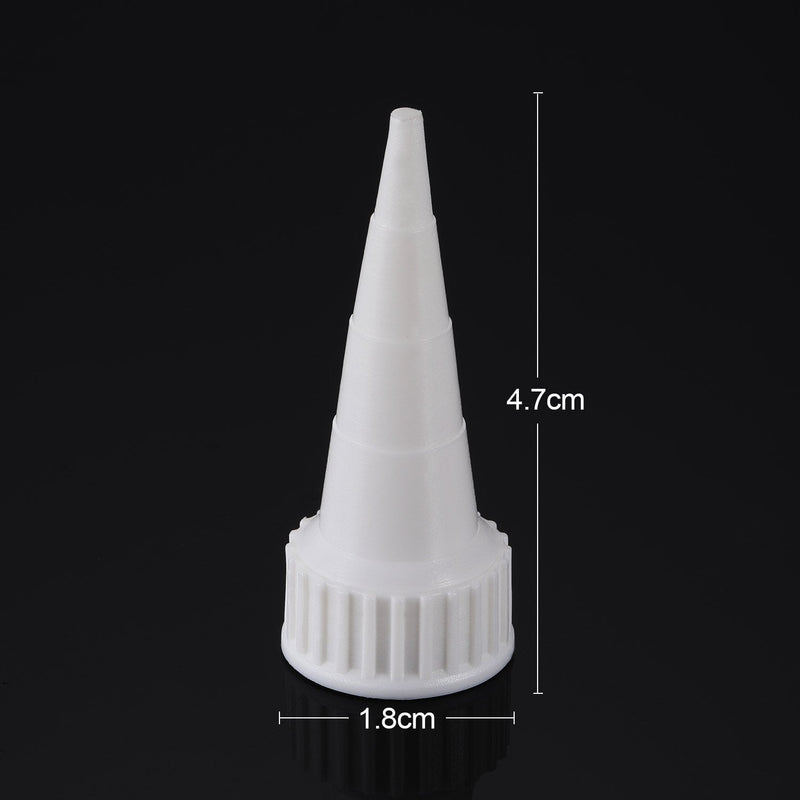 Zhehao 20 Pack e6000 Snip Tip Applicator Tips Cap for E6000 Craft Glue 3.7 Ounce Adhesive Tubes