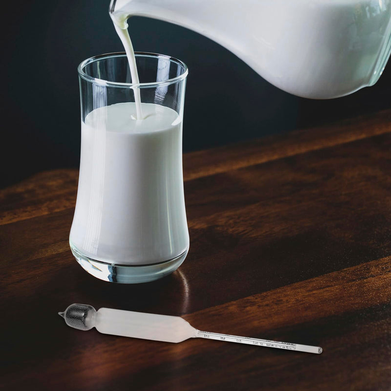 MAGICLULU Lactometer Hydrometer Milk Density Tool Maple Syrup Hydrometer Test Measurement Tool for Goat Milk Supplies