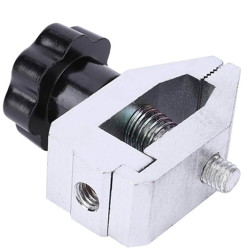 Jaw Clamp, SJJ-01 Stainless Steel Jaw Clamp Thrust Tension Meter Clamp Micrometer Fixture 500N High Loading Capacity for Testing The Tensile Destructive Force Insertion Extraction