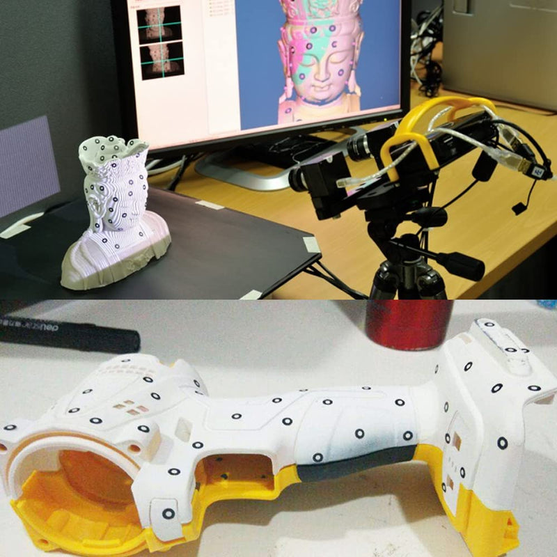 6.0 mm 3D Scanning Marker for 3D Scanner, 3D Tracking Dot Reference Point Markers for 3D scanning, Diffuse Reflection Markers for 3D Scanner (600) 600