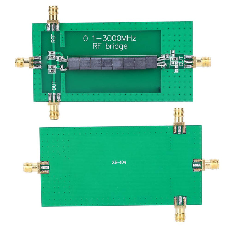 SWR Reflection Coefficient Return Loss Analyzer Module, 0.1-3000 MHZ RF SWR Reflection Bridge Antenna Board, Upgraded Replacement for Directional Coupler, SMA Connector