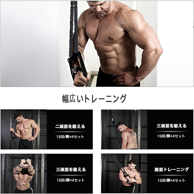 INNSTAR Pull Up Assist Band System Adjustable Anti-Snap Chin Up Assistance Elastic Resistance Bands Pull Up Equipment Chinning Muscle Training Tube No Pull Up Bar - NewNest Australia