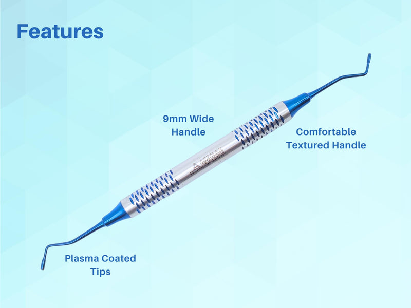Dental Amalgam Filling Instrument Composite Shaper Carver Burnisher and Plugger by Artman Instruments (1.5mm and 2mm Plugger) 1.5mm and 2mm Plugger