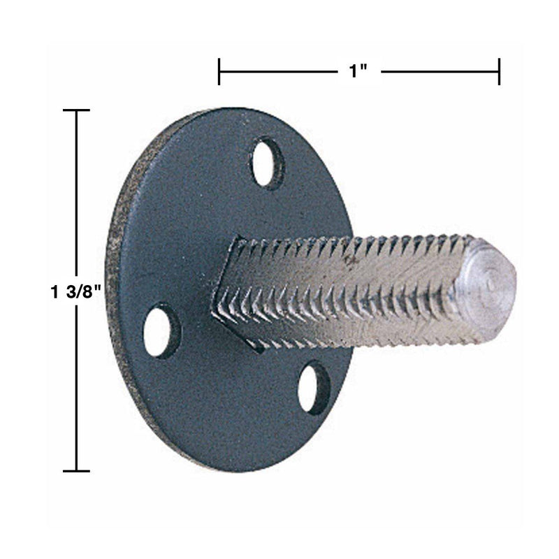 Renovators Supply Manufacturing Dummy Door Knob Spindle 1 in. Dummy Door Handle Spindle with Mounting Hardware Pack of 6