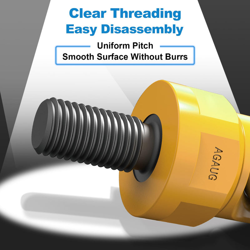 4 Pack Swivel Eye Bolt Hoist Ring 1/2S" x 19 G80 Alloy Steel Material, Standard Load Capacity 1500 lbs Swivel Eye Bolt, 360° Rotation Hoist Ring, 1080Mpa Tensile Strength