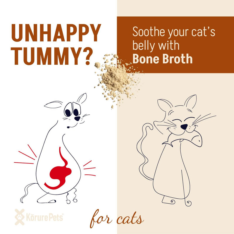 Beef Bone Broth Powder for Cats- All-Natural Supplement for Bone Health and Digestion