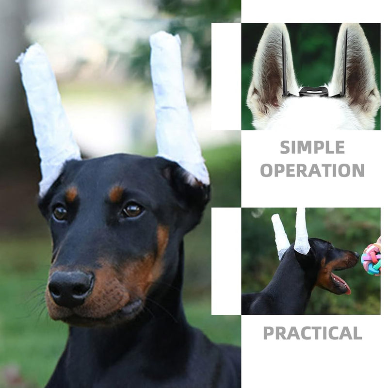 POPETPOP 2 Sets Dog Ear Posting Kit - Doberman Ear Stand Up Tool with Tape, Dog Ear Stand Up Support Tool for Doberman Pinscher Dog Ears Sticker Up - PawsPlanet Australia