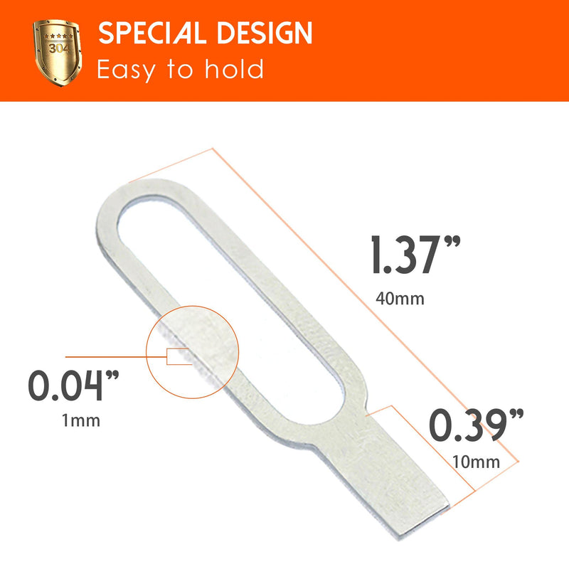 Blink Doorbell Key,Remove Blink Doorbell Camera Battery Replacement Tool,Blink Door Bell Backplate Release Tool Removal Pin Security Key（2pcak)