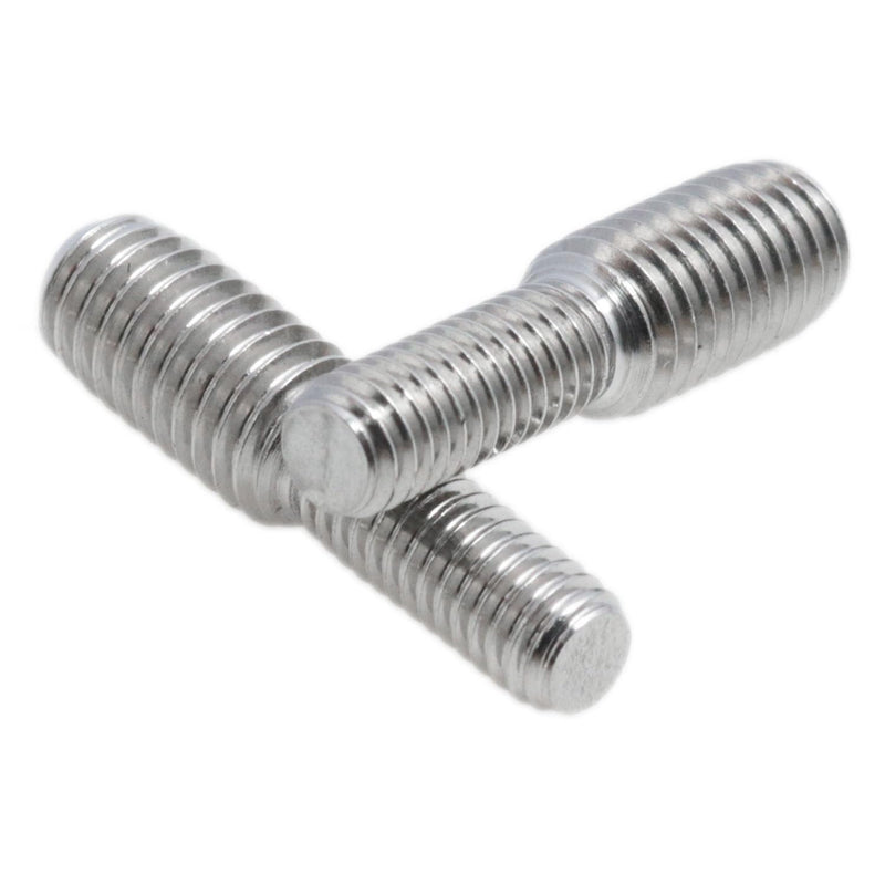 304 Stainless Steel Double Ended Screws Conversion Bolt Step Bolt Reducing Screw M6 to M8 Conversion Screw Thread Reducer Adapter 12PCS