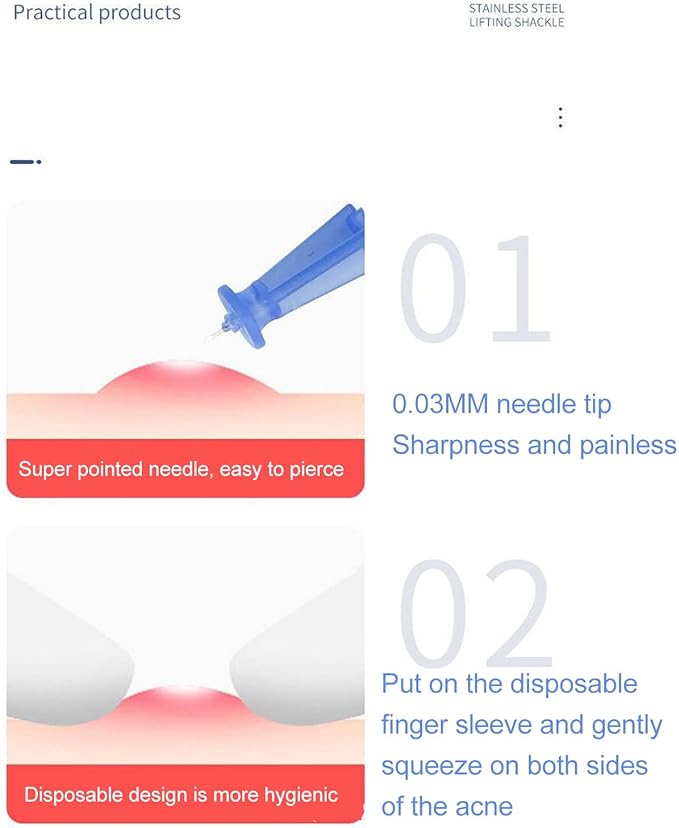 Raqz Blackhead Removal Tool Easy Operation Acne Needles ABS Material - NewNest Australia