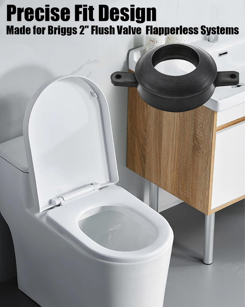 B351461 Tank to Bowl Gasket Fit for Briggs 2” Flush Valve Flushmate Toilet, Toilet Tank to Bowl Gasket Flapperless