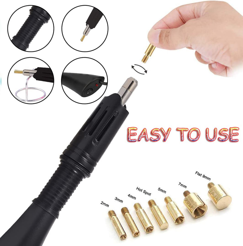 Epesl Bedazzler Kit with Rhinestones, Hot Fixed Gems Craft Applicator - Diamond Painting Pen, Wax Pencil, Tweezers, Tray, Cleaning Brush, Picker Rhinestones Crystals for DIY Clothes Shoes Black