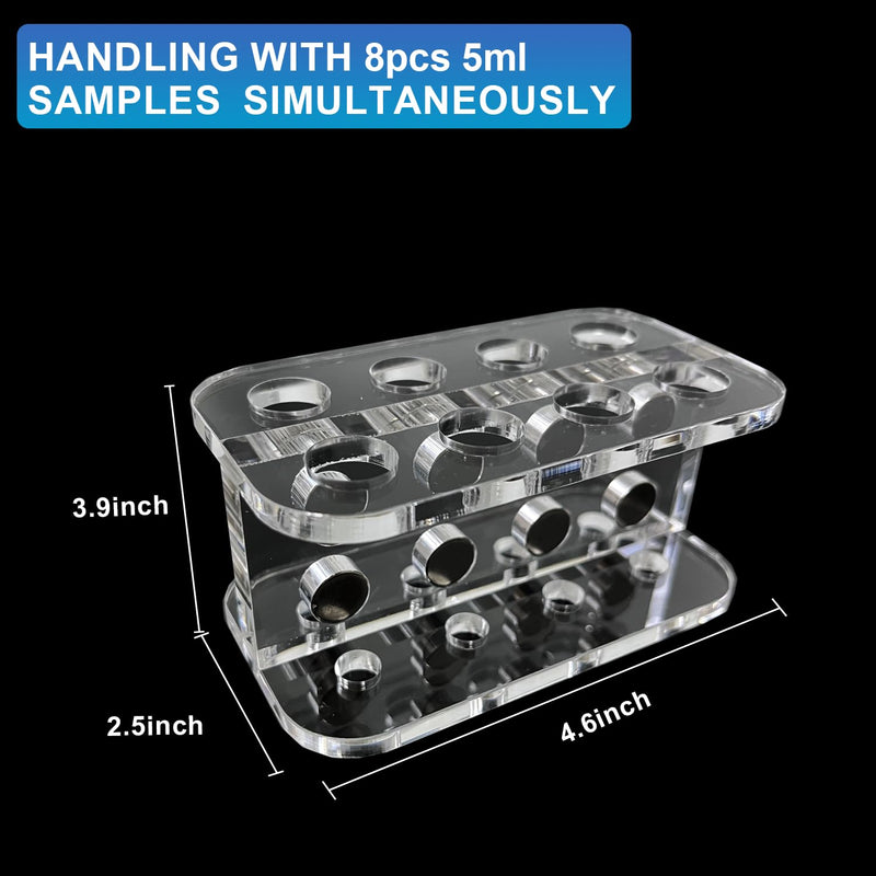 Magnetic Rack Separator for DNA, RNA or proteins Purification, Made for 5ml centrifuge Tubes, 8-Wells 5ml 8-well