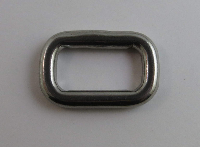 US Stainless 10 Pieces Stainless Steel 316 Rectangle Adjusting Ring 5mm x 20mm ID (3/16" x 3/4") Marine Grade