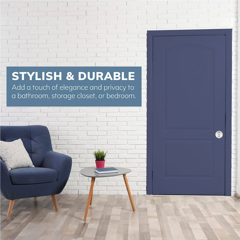 Delaney Brookhaven Passage (Hall/Closet) Door Knob w/Round Trim Satin Nickel