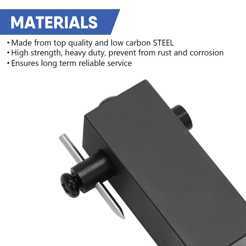 SCOTTCHEN Knife Maker’s Center Scribe, with Adjustable Carbide Tip for Marking Center Lines on Blades, Sharpener Scribe Centerline Scribe for Knifemakers-1 Pack