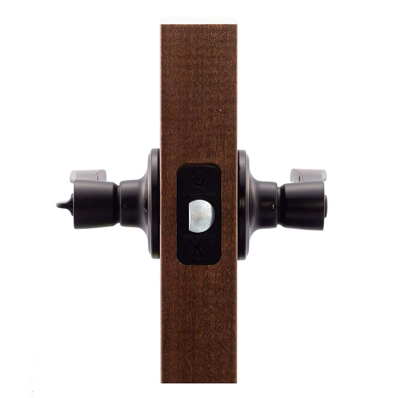 Copper Creek KL2230BC Scandinavian Privacy Kash Non-Handed Lever, Black