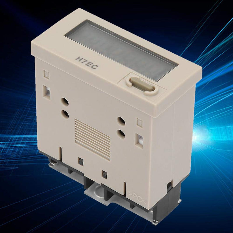 H7EC NV Electronic Counter DC 3-36V Digital Electric Counter Totalizer with 8 Digit LCD Display
