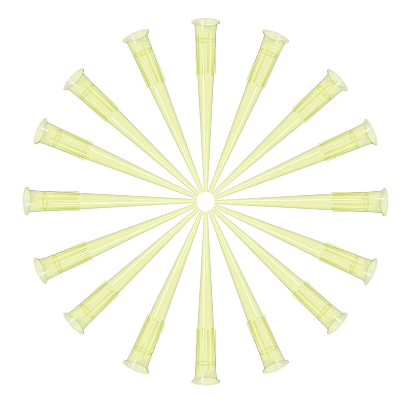 ONiLAB Pipette Tips 200 UL 1000 PCS Clear Yellow Laboratory Universal Plastic Liquid Pipettor Tips Polypropylene (PP) Autoclavable, 200uL(1000PCS) 200uL(1000PCS)