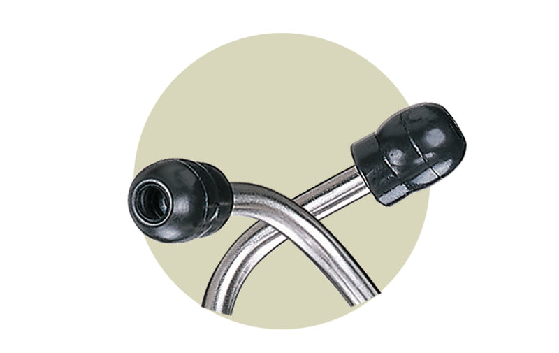ADC Adscope 641 Sprague Stethoscope with 5 Interchangeable Chestpiece Options, 30 inch Length, Black