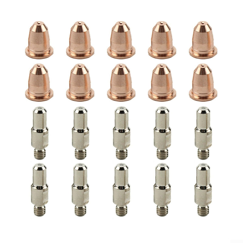 Plasma Cutter Parts, Electrode Tips Cups Consumables For Chicago Electric 95136 24pcs