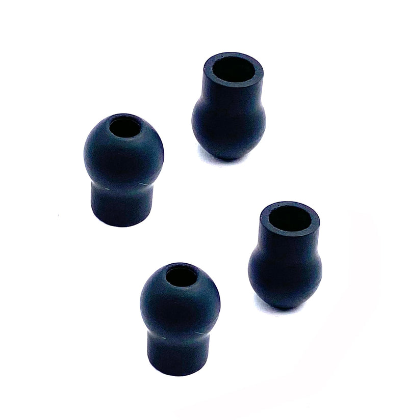 12 Pcs Stethoscope Ear Tips,Soft Pliable Stethoscope Ear Piece Covers Silicone Earbuds Compress Slightly for Specified Stethoscope Black