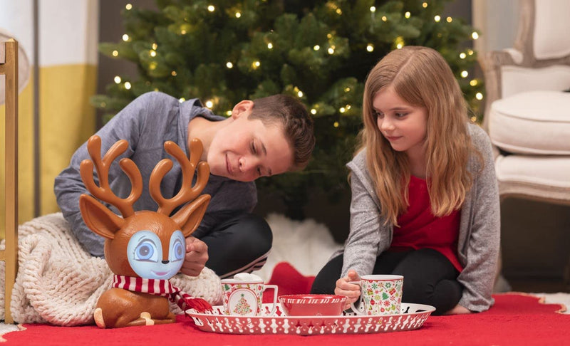 Fawny Talking Animated Reindeer with Built in Projector & Speaker Plug'n Play