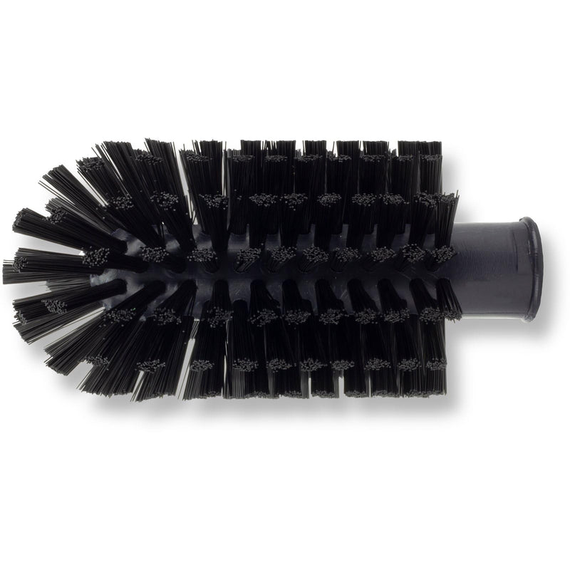 SPARTA Industrial Tank Brush Head Pipe Brush Head, Drain Brush with 3/4" Thread Hole (Handle Not Included) for Commercial Use, Plastic, 3 x 5.9 Inches, Black