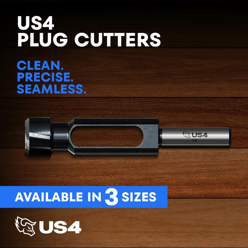 US4 5/8" Heavy Duty Plug Cutter - Wood Plug Cutting Tool 5/8 in