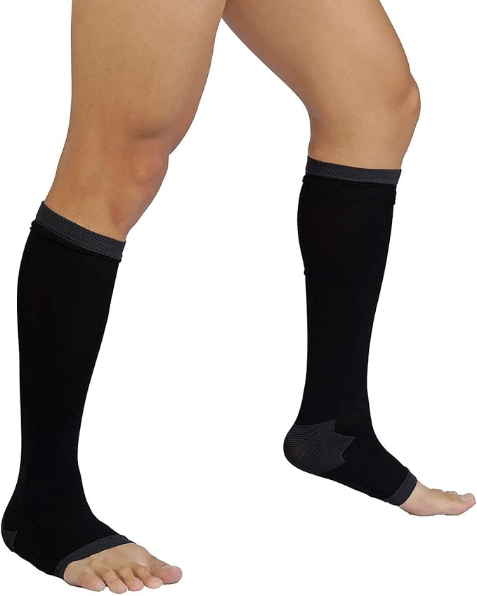Protect X Compression Socks Men's Strong Pressure Support Open Toe - NewNest Australia