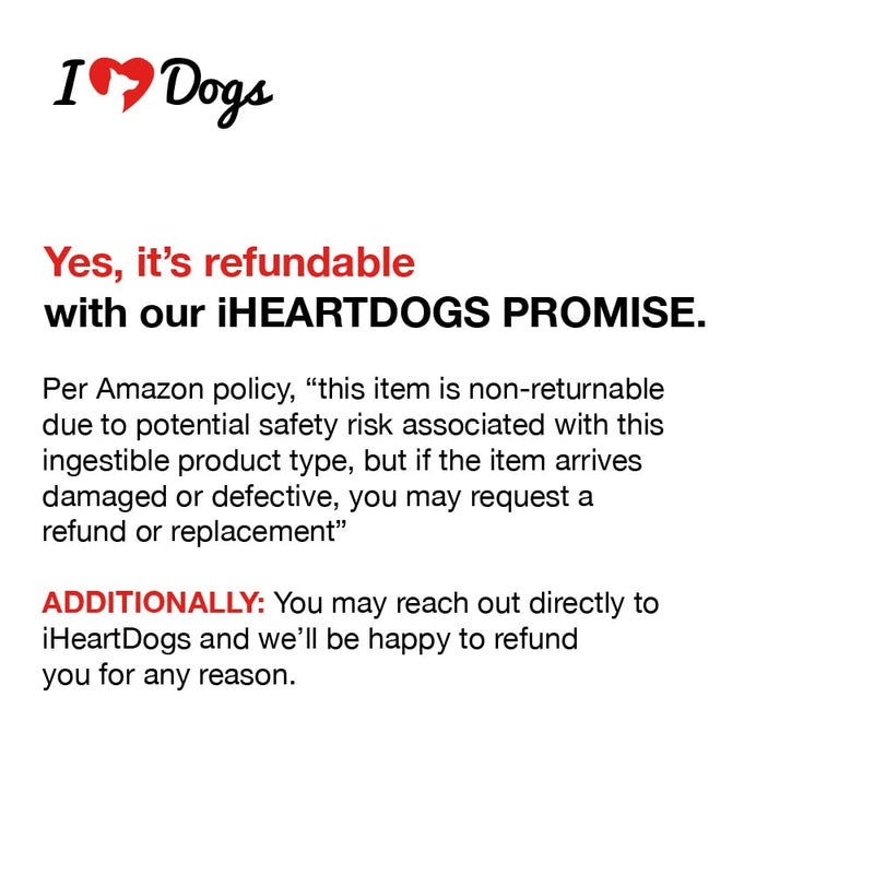 iHeartDogs Brushy Sticks - Dental Treats for Dogs Removes Plaque and Tartar Buildup - Grain-Free Dog Teeth Cleaning Chews Made with Chicken - 30 Mini Sticks 7.9 Ounce (Pack of 1) - PawsPlanet Australia