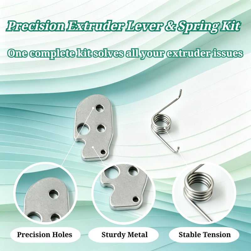 Extruder Sensor Flap Replacement Kit with Spring, Metal Extrusion Sheet Compatible with Anycubic Kobra S1 / S1C Series 3D Printer, Extruder Accessories (10pcs) 10pcs