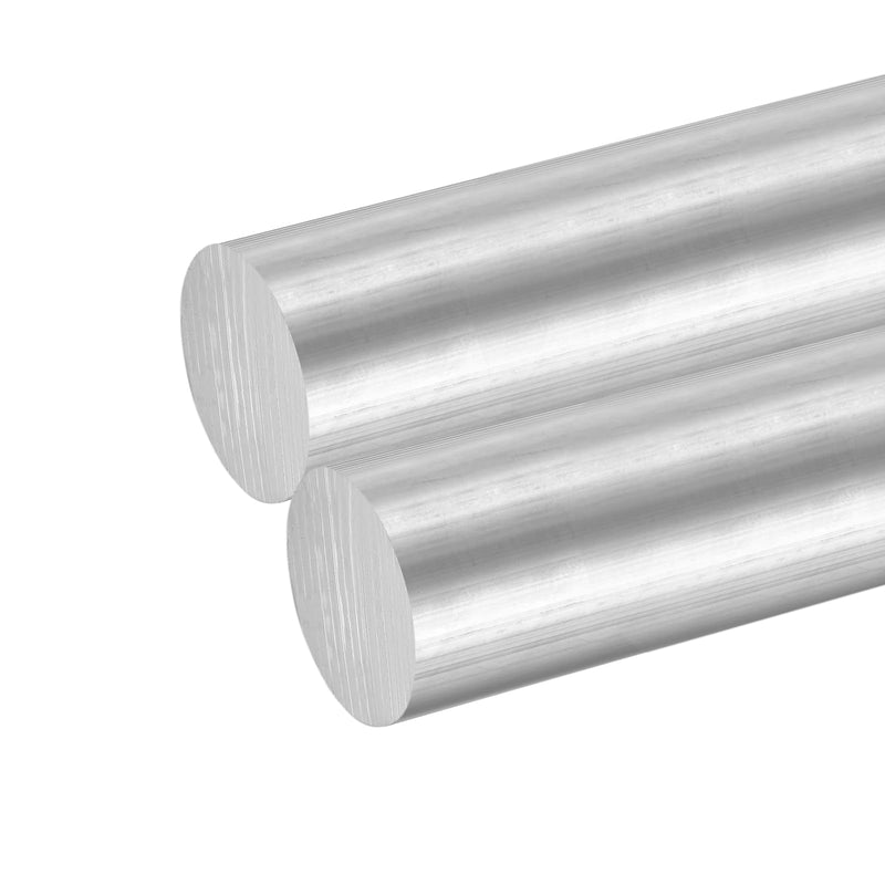 uxcell Aluminum Solid Round Rod Lathe Bar 32mm x 305mm for DIY Craft Tool 2 Pcs