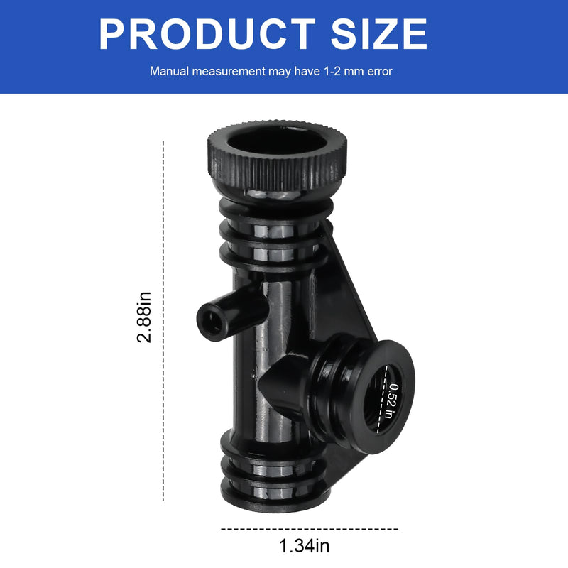 154689 Air Bleeder Tee Assembly Replacement for Pentair Pool Filter Air Relief Valve Fits Triton II Pool and Spa Filter Model TR50,TR60,TR140,TR100 Air Relief Tee Assembly Replace for S7S50,S8S70
