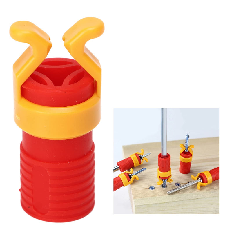 TOPINCN 10PCS Screw Holders Clamp ABS Universal Anti Aging Screw Fixing Sleeve for Woodworking Tool Accessories Screw Fixing Clamp