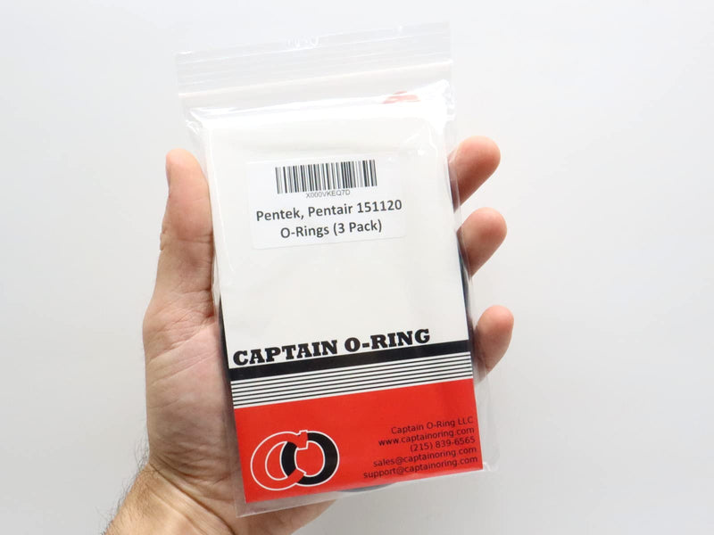Captain O-Ring - Replacement 151120 / W34-OR O-Ring Compatible with Pentek Water Filter Housing (3 Pack) [Also Called 152030, WFAO150, EV3112-40, etc - NewNest Australia
