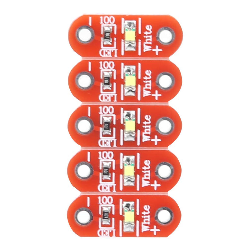 50 Pcs Lilypad LED Module White DIY Kit, Light LED Module 3~5V, Small Size Design, Good Wear Ability