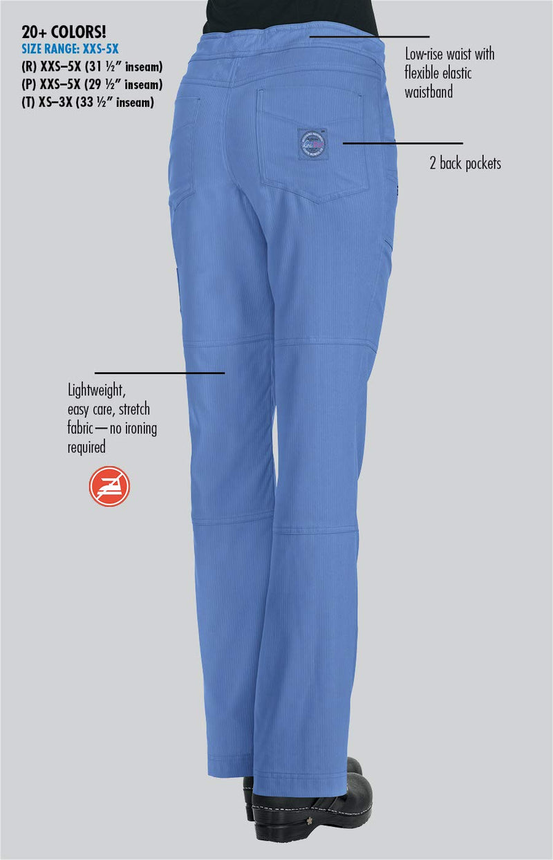 KOI Lite 721 Women's Peace Scrub Pant X-Large Black