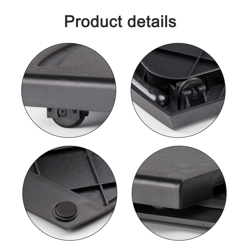 Kitchen Appliance Sliding Tray, Compatible With Coffee Maker, Kitchen Aid Mixer, Blenders, Air Fryer, Juicer Parts Accessories Sliders for Coutertop with Rolling Wheels (1 Pack) 1 Pack