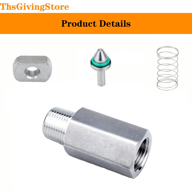 1/4 Inch NPT Female to Male Thread 304 Stainless Steel Check Valve One Way Non-Return Valve for Water Oil Gas Check Valve 1PCS Inner to Outer